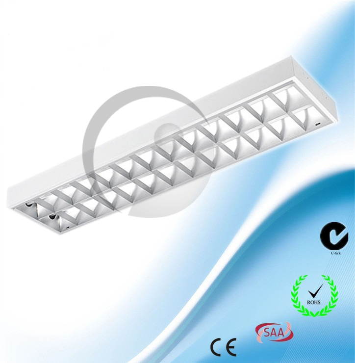 Surface Mounted T8 Grill light fitting Double Tube