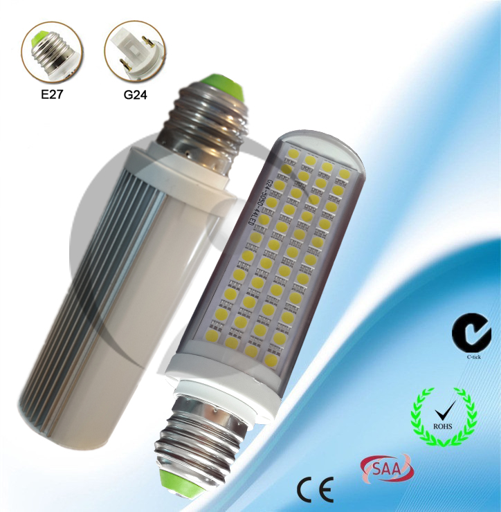 LED Plug Tube E27 7W