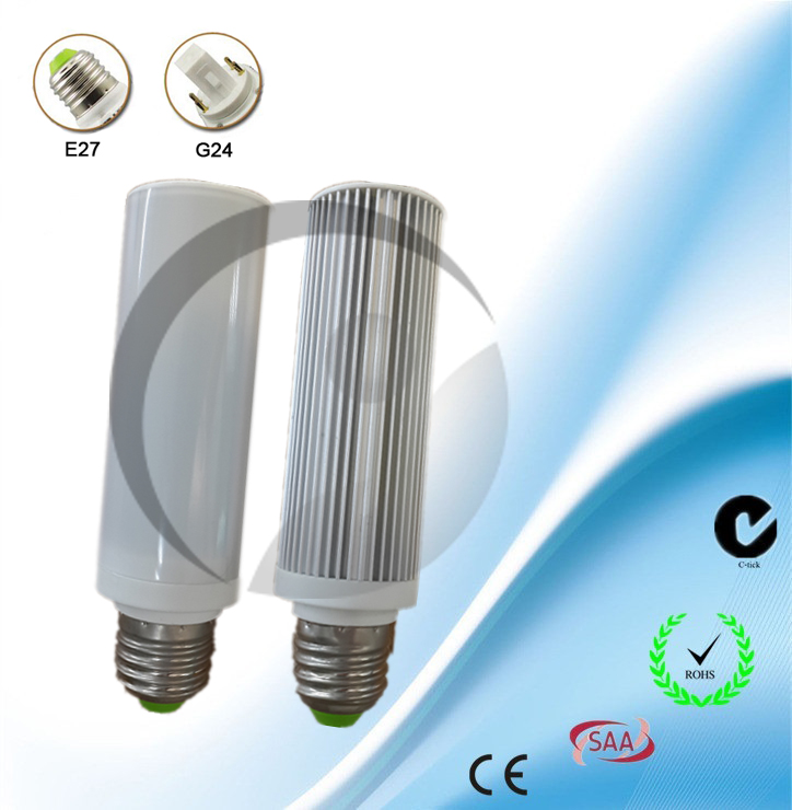 LED Plug Tube E27 9W
